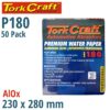 PREMIUM WATERPROOF PAPER  180 GRIT 230  X 280 (50 PIECE) AUTOMOTIVE