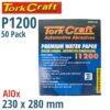 PREMIUM WATERPROOF PAPER  1200 GRIT 230  X 280 (50 PIECE) AUTOMOTIVE