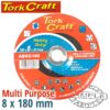 GRINDING DISC MULTI PURPOSE 180 X 8.0 X 22.2MM STEEL