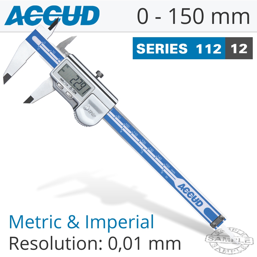 COOLANT PROOF DIGITAL CALIPER 0-150MM/0-6' COOLANT PROOF DIGITAL CALIPER 0-150MM/0-6'