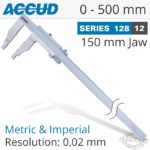 VERNIER CALIPER JAW LENGTH 150MM 0-500MM/0-20'