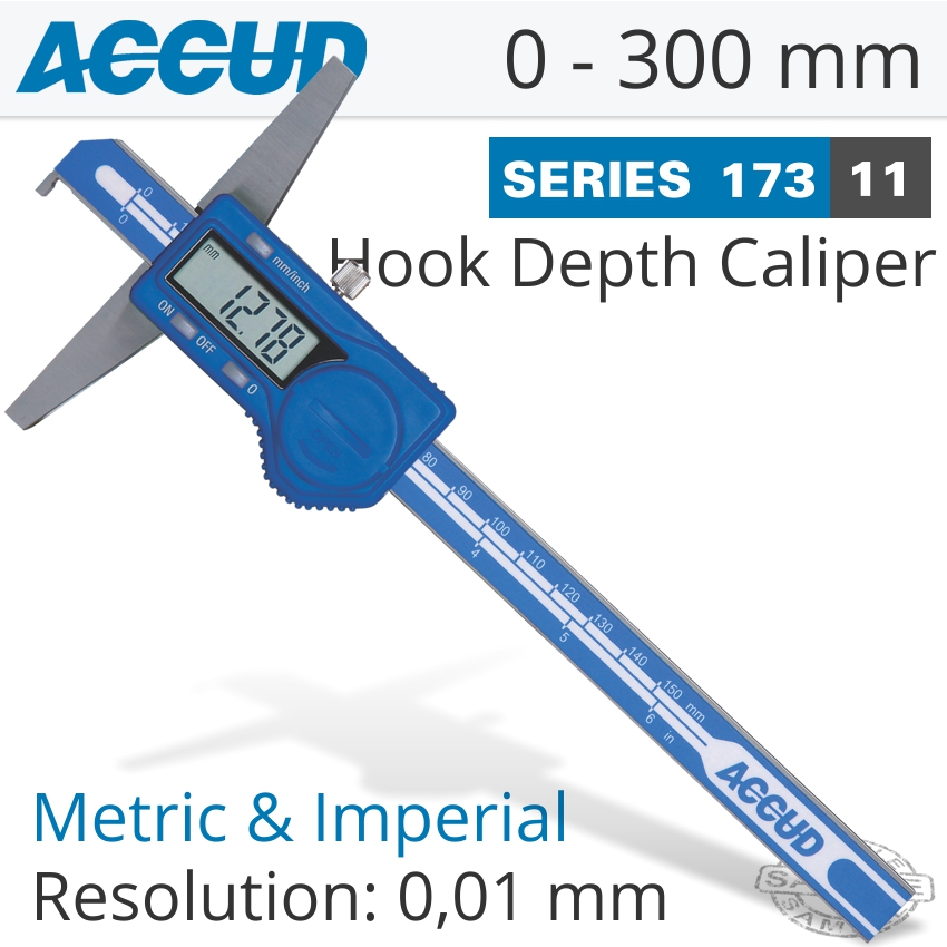 DIGITAL HOOK DEPTH GAUGE 0-300MM/0-12' DIGITAL HOOK DEPTH GAUGE 0-300MM/0-12'