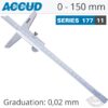 VERNIER DEPTH GAUGE 0-150MM
