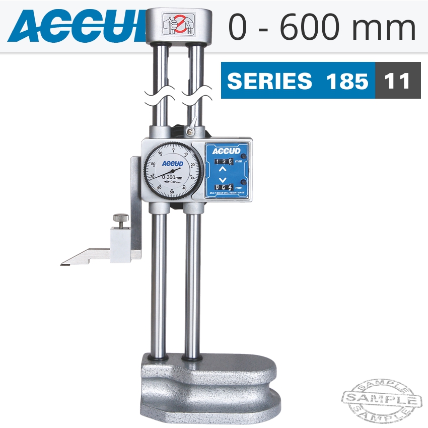 DIAL HEIGHT GAUGE 0-600MM/0-24' DIAL HEIGHT GAUGE 0-600MM/0-24'