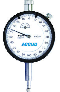 ACCUD DIAL INDICATOR LUG BACK 0-10MM 0.01MM