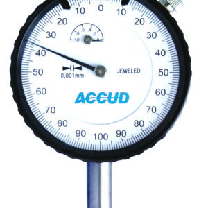 ACCUD DIAL INDICATOR WITH CALIBRATION CERTIFICATE 0-10MM (0.01MM)