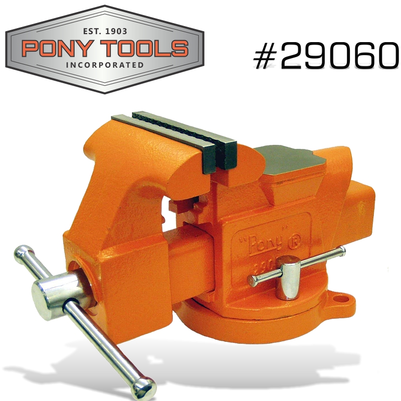 PONY 6' HEAVY-DUTY WORKSHOPBENCH VICE SWIVEL BASE PONY 6' HEAVY-DUTY WORKSHOPBENCH VICE SWIVEL BASE