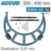 MICROMETER OUTSIDE 300-400MM 0.01 RES. 11MIC ACC RATCHET STOP  INT. AN