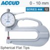 THICKNESS GAUGE SPHERICAL -FLAT TIPS 0-10MM