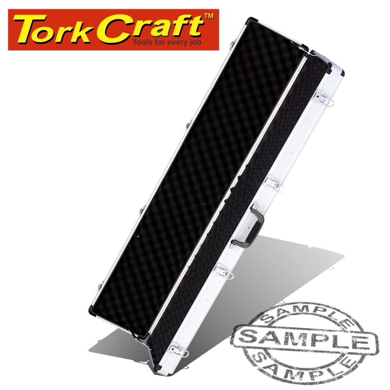 DOUBLE RIFLE ALUMINIUM CASE 123.2 X 35.6 X 11.4 SILVER DOTS SURFACE DOUBLE RIFLE ALUMINIUM CASE 123.2 X 35.6 X 11.4 SILVER DOTS SURFACE