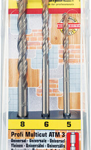 ALPEN MULTICUT DRILL BIT SET 3 PIECE HEX SHANK 5 6 8MM