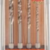 HEX SHANK SET HSS FOR WOOD 4 PIECE 3 4 5 6MM