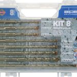 SDS PLUS DRILL BIT SET 8 PIECE IN PLASTIC CARRY CASE