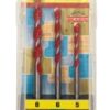 ALPEN MULTICUT DRILL BIT SET 3 PIECE 5.6.8 MM