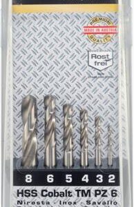 COBALT DRILL BIT SET 2-8MM STUBBY