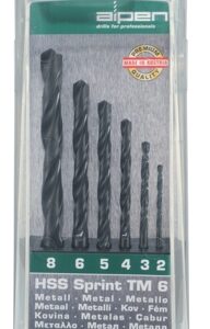 HSS SPRINT DRILL BIT SET 6 PIECE 2 - 8MM