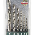 HSS SUPER DRILL BIT SET 6 PIECEC 2-8MM