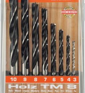 WOOD DRILL BIT SET 8 PIECE 3-10MM X 1MM