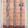 MASONRY DRILL BIT SET 3 PIECE LONG LIFE 5 6 8