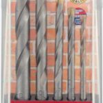 MASONRY DRILL BIT SET 5 PIECE LONG LIFE 4 5 6 8 10