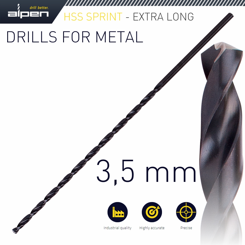 ALPEN HSS SUPER 3.5MM 165 X 115 EXTRA LONG ALPEN HSS SUPER 3.5MM 165 X 115 EXTRA LONG