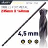 HSS DRILL BIT 4.5MM 235 X 160 EXTRA LONG