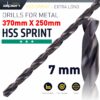 HSS DRILL BIT 7MM 370X250MM EXTRA LONG