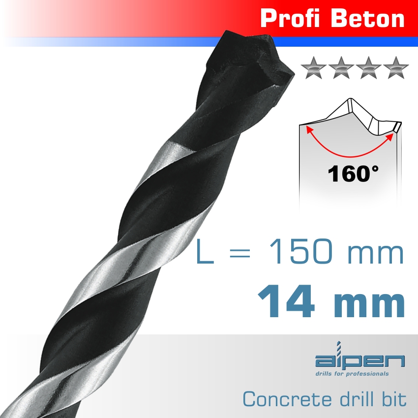 CONCRETE PROFI BETON DRILL BIT 14MM CONCRETE PROFI BETON DRILL BIT 14MM