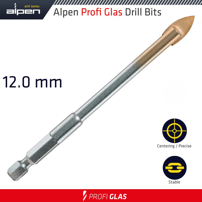GLASS AND TILE DRILL BIT 12MM GLASS AND TILE DRILL BIT 12MM