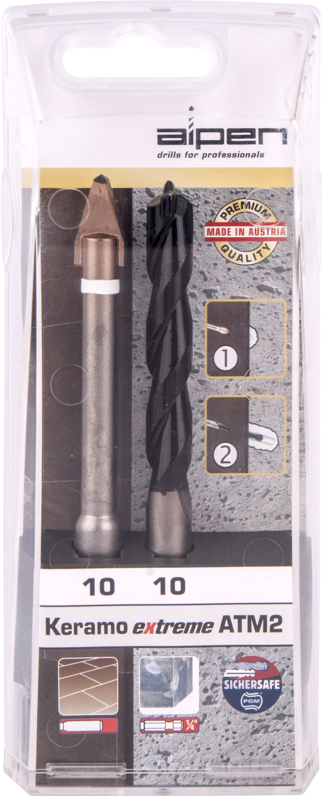 KERAMO EXTREME 10MM WITH 10MM HEX BIT KERAMO EXTREME 10MM WITH 10MM HEX BIT