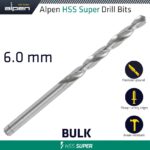 HSS SUPER DRILL BIT 6MM LOOSE
