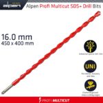 PROFI MULTICUT SDS+ SHANK PLW L=450-400 16.0 WITH HAMMER-STOP FUNCTION