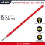 PROFI MULTICUT SDS+ SHANK PLW L=450-400 20.0 WITH HAMMER-STOP FUNCTION