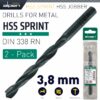 HSS SPRINT DRILL BIT 3.8MM 2/PACK