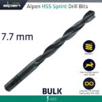 HSS SPRINT DRILL BIT 7.7MM BULK IND.PACK
