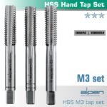 HAND TAP SET IN POUCH M3 HSS 0.5MM PITCH