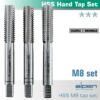 HAND TAP SET IN POUCH M8 HSS 1.25MM PITCH
