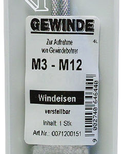 TAP WRENCH M3-12 IN POUCH