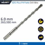SDS PLUS BIT 260 X 200MM 6MM BULK
