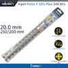 FORCE X 20.0 x 250/200  SDS-PLUS DRILL BIT X4 CUTTING EDGES