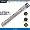 FORCE X 24.0 x 250/200  SDS-PLUS DRILL BIT X4 CUTTING EDGES