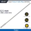 FORCE X 6.5 x 310/250 SDS-PLUS DRILL BIT X4 CUTTING EDGES