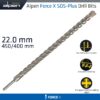 FORCE X 22.0 x 450/400  SDS-PLUS DRILL BIT X4 CUTTING EDGES