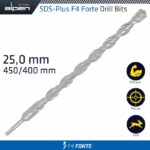 SDS PLUS DRILL BIT 450 X 400 25.0MM