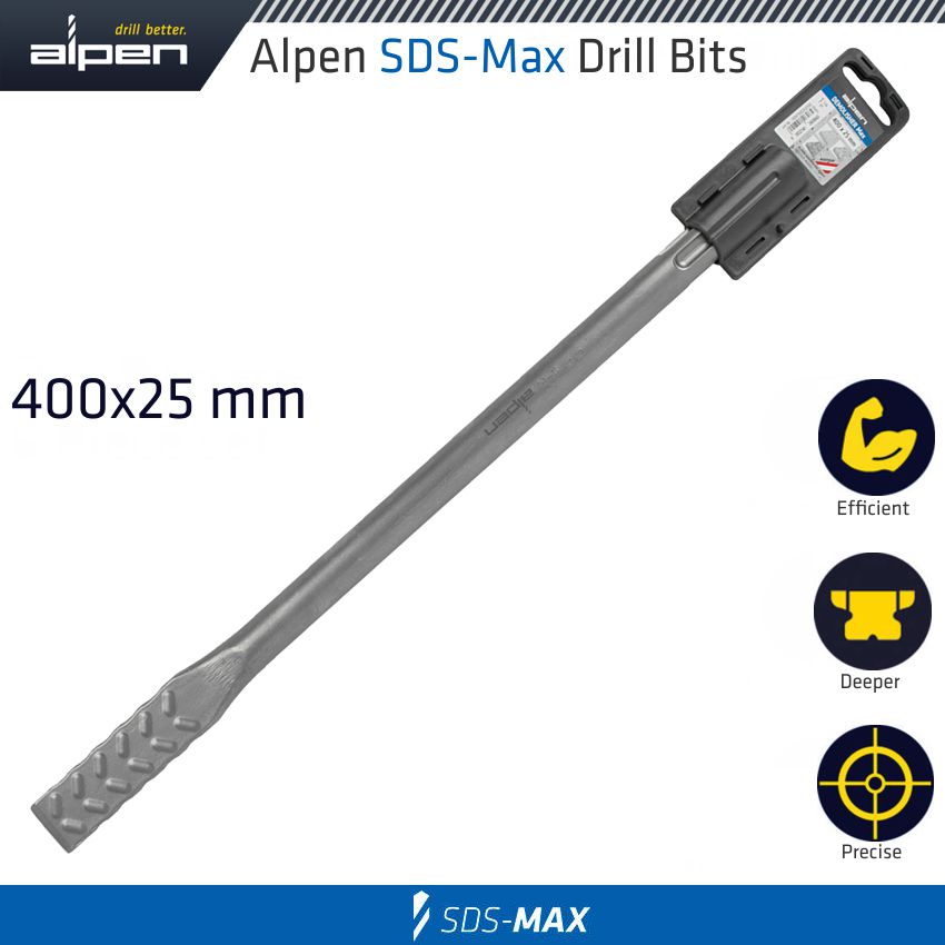 DEMOLISHER MAX FLAT CHISEL 400X25 SDS-MAX DEMOLISHER MAX FLAT CHISEL 400X25 SDS-MAX