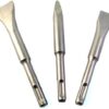 SDS SHORT CHISEL SET PLASTIC TUBE POINT X140MM FLAT 20X140 WIDE 30X140