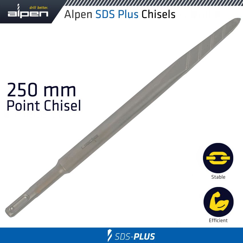 DEMOLISHER PLUS POINT CHISEL 250MM SDS-PLUS DEMOLISHER PLUS POINT CHISEL 250MM SDS-PLUS