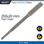 DEMOLISHER PLUS FLAT CHISEL 250X20 SDS-PLUS