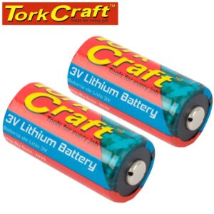 CR123A 3V LITHIUM BATTERY X2 PER CARD (MOQ 6)