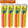 LR03 4S AAA 1.5V BATTERY X4 PACK SHRINK WRAP (MOQ 30)